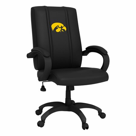 DREAMSEAT Office Chair 1000 with Iowa Hawkeyes Logo XZOC1000-PSCOL13521